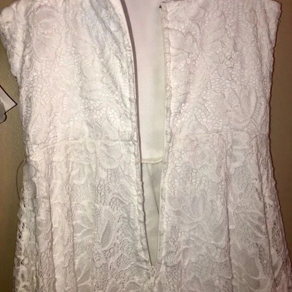 B Darlin White Lace Hi/Lo Dress Size 5/6 NWT - Picture 5 of 7
